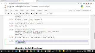 Sorting in python - sort vs sorted