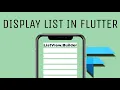 Flutter Listview Tutorial Using ListView Builder easyFlutter