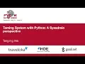 Taming System with Python A Sysadmin perspective - PyCon APAC 2018