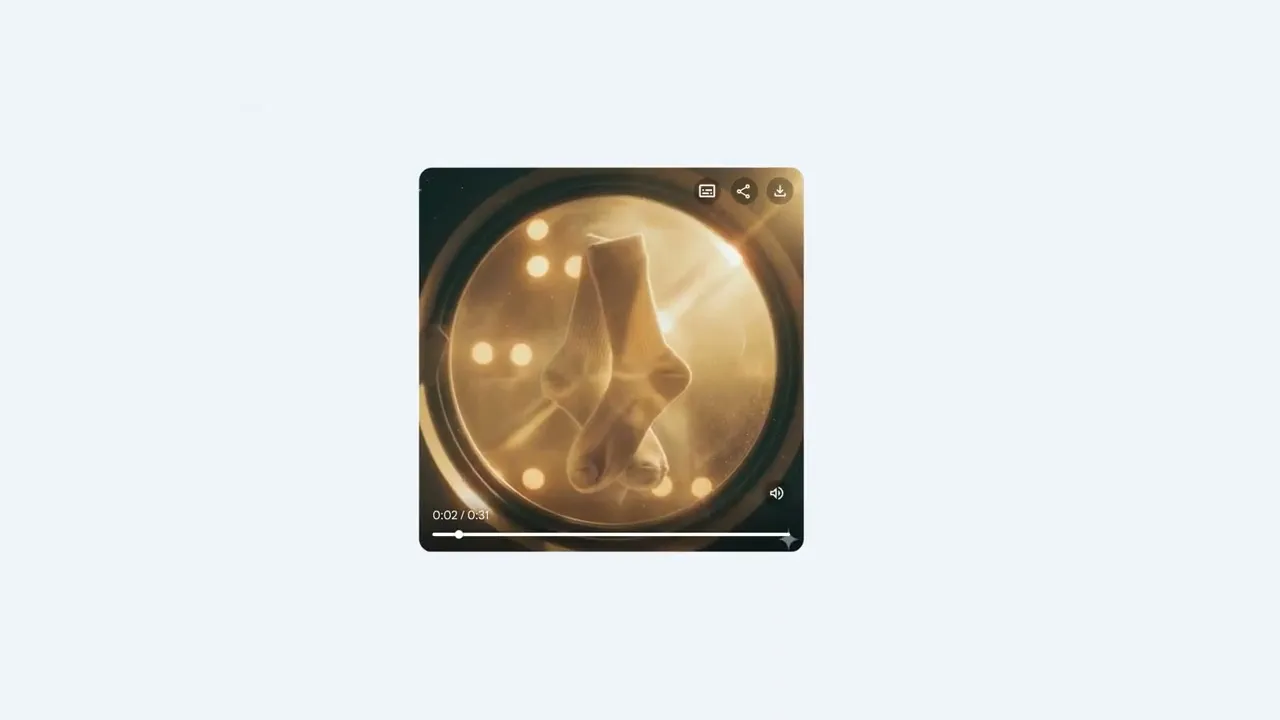 Video minh họa tính năng tạo nhạc của Gemini