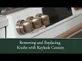 Cafe Appliances Custom Knob Installation Keyhole