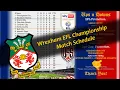 WREXHAM AFC EFL CHAMPIONSHIP MATCH SCHEDULE