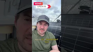 Maniac got hit at the #dock. Quite a bit of #damage, but we’re figuring it out. #sailing