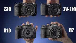 Download Sony ZV-E10 vs Canon R10 vs Canon R7 vs Nikon Z30 - Video Comparison MP3
