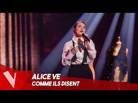 Charles Aznavour – 'Comme ils disent' ● Alice Ve | Lives | The Voice Belgique Saison 9 - YouTube thumbnail