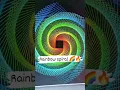 Rainbow spiral using in python