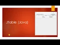 JTable Java Example