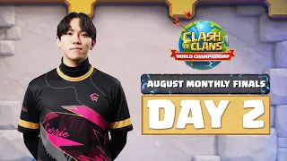 World Championship: August Monthly Finals | Day 2 | #ClashWorlds | Clash of Clans