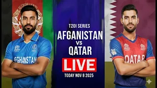 LIVE AFGHANISTAN VS QATAR LIVE T20 CRICKET 2025 MATCH TODAY LIVE AFG VS QT MATCH RJ SPORTX 