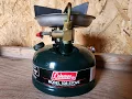 Coleman 508 Single Burner Stove Lets take a look and get it burning after 35 years being in Storage