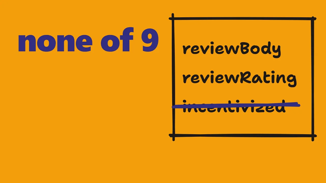 Video thumbnail: Google Requires Incentive Disclosure: Schema Has No Field