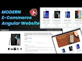 Angular 14 E-Commerce Website ASP NET Core 6 Angular Project