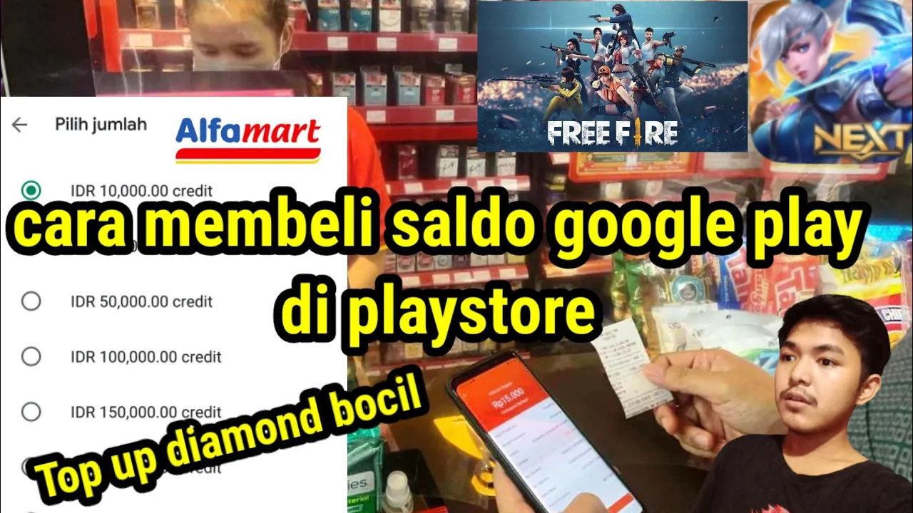 cara mengisi saldo google play store lewat alfamart sampai berhasil 100%