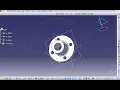 CATIA V5 for Beginners Circular Pattern Flange Pad Pocket - 6
