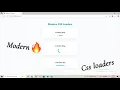 Modern Loading Animations with Just HTML CSS