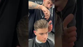 MIDDLE PART Barber Haircut Haircuts Hairstyle Hairstylecutting 