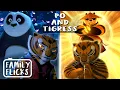Best of Po Tigress s Friendship Journey Kung Fu Panda 1-3 Family Flicks