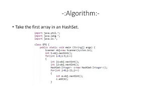 Array Subset of another array JAVA