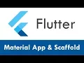 Flutter Tutorial for Beginners - Material App Scaffold Widget Flutter Course
