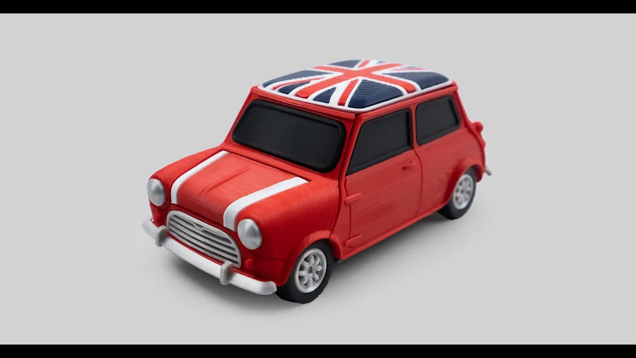 Foldable Mini Cooper Union jack