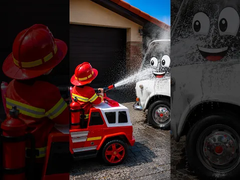 Tulipalo on sammutettu! Auto meni rikki – tarvitaan mekaanikko! 🔧🚗