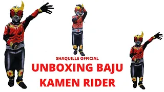 unboxing baju kamen rider r1