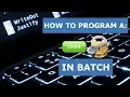 How to Program A Batch File Login Program