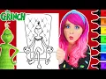 The Grinch Christmas Coloring Page Ohuhu Paint Markers