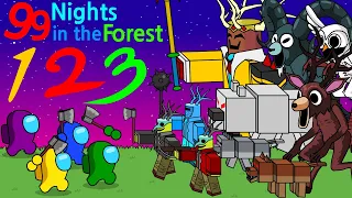 어몽어스 VS 99 Nights in the Forest1,2,3몰아보기