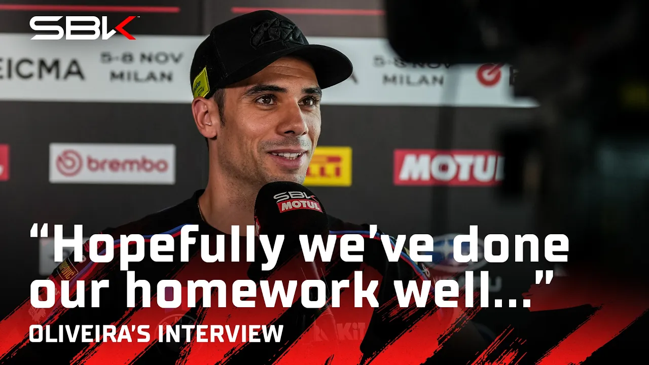 FULL INTERVIEW 🎙️: Oliveira ready to bounce back at Cremona 🔥 | 2026 #ItalianWorldSBK 🇮🇹