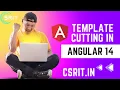 How To Convert HTML CSS JS IN ANGULAR Template Cutting Hindi CSRIT India