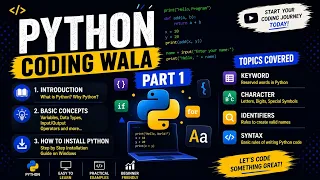 Python Tutorial Part 1 Keywords Characters Identifiers Learn Python in English