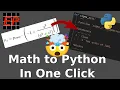 Convert Math to Python Code in One Click Using EngineeringPaper xyz
