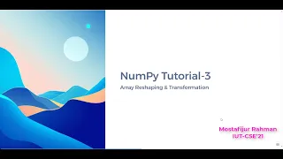 NumPy Array Reshaping Transformation Explained reshape ravel transpose flatten