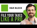 H R Block Tutorial 2026 How to File Your Taxes Like a Pro