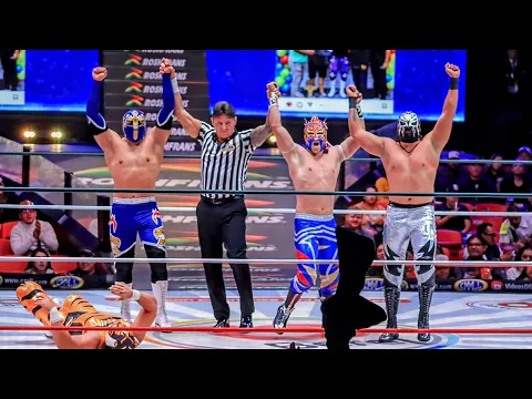 CMLL Futuro, Brillante Jr y Valiente Jr vs Hijo de Stuka Jr, Coyote y Felino Jr ARENA MEXICO