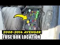 2008-2014 Dodge Avenger Fuse Box Location