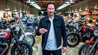 Keanu Reeves' EPIC MOTORCYCLE Collection!