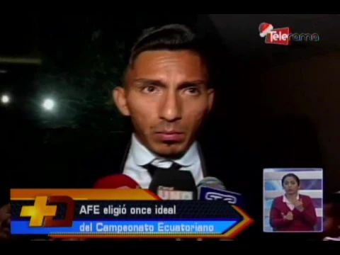 AFE eligió once ideal del campeonato ecuatoriano