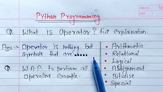 Python Operators Learn Coding