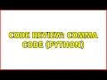 Code Review Comma Code Python 2 Solutions