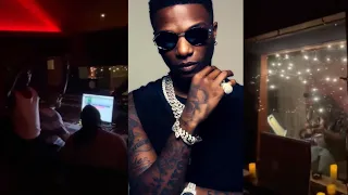 wizkid screams as buju recorded a finessed verse on their song off more love less ego album