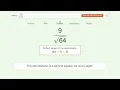 Simplify sqrt - Square Root of a Fraction Tiger Algebra Solver