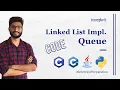 4 Linked List Impl Of Queue Code DS Algo Interview Preparation C Java Python