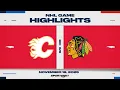 NHL Highlights | Flames vs. Blackhawks - November 18, 2025