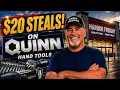 These 20 QUINN Hand Tool Deals Are ABSOLUTE STEALS Harbor Freight August Parking Lot Sale