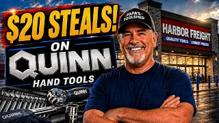These 20 QUINN Hand Tool Deals Are ABSOLUTE STEALS Harbor Freight August Parking Lot Sale