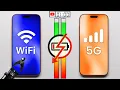 WiFi vs 5G Battery Test