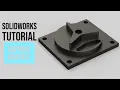 SolidWorks Tutorial Support Bracket