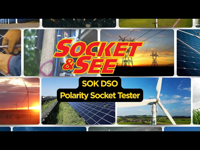 Thumbnail for the SOK DSO Polarity Socket Tester Video
